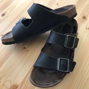Black Arizona Birkenstock Sandals